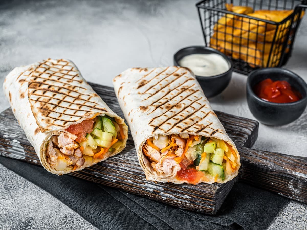 French taco Le Fondant con queso fundido