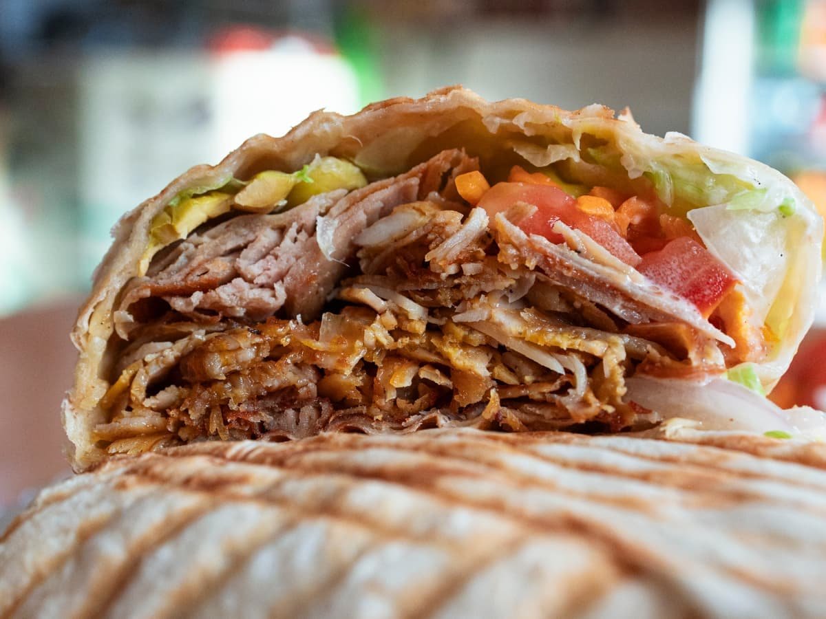 Kebab El Doble de Ketaco, formato XXL con doble carne y doble pan